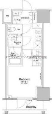 ザ・パークハビオ板橋区役所前の物件間取画像